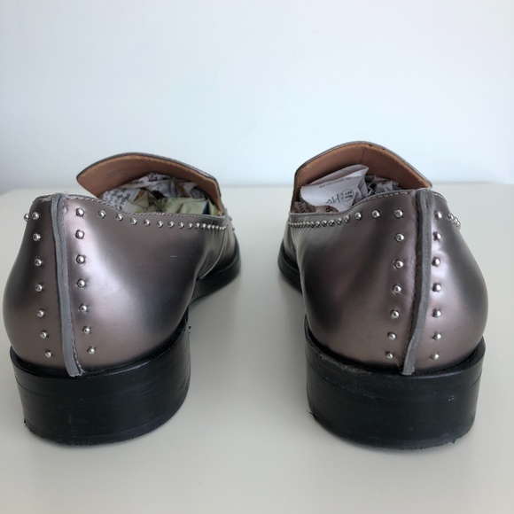 Sigerson Morrison Studded Flat Loafer 8.5 - Picture 6 of 11